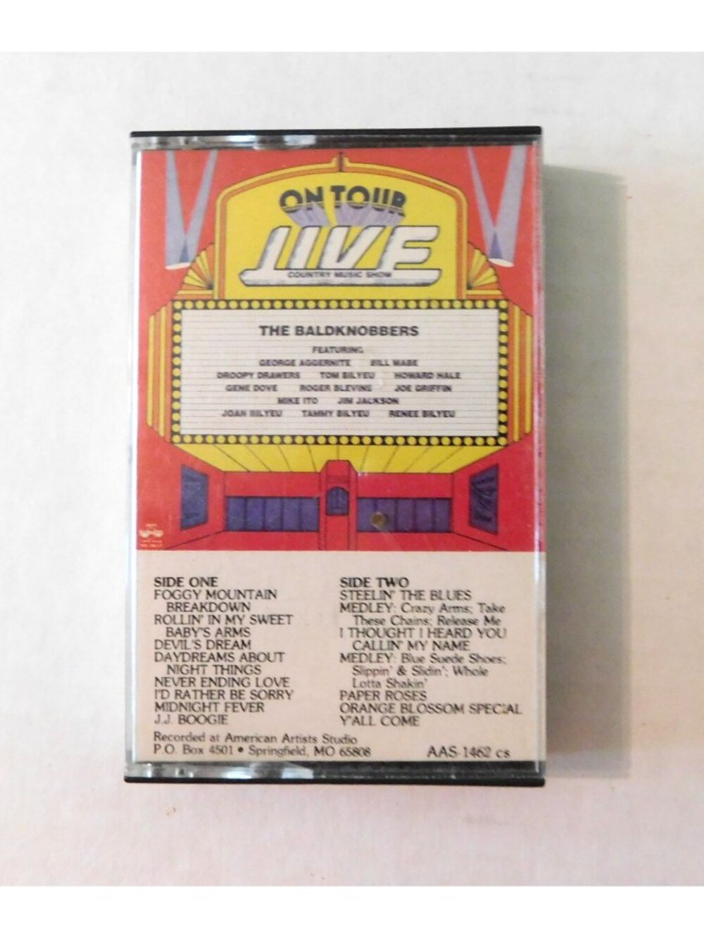On Tour Live The Baldknobbers Country Music Cassette Tape Orange Blossom Special
